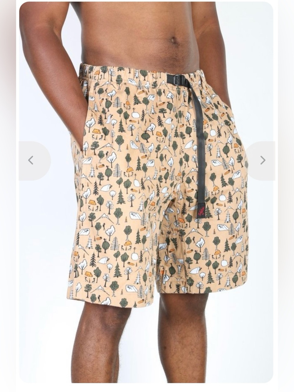 Gramicci x Jonas Claesson G Shorts Chino Tan Brown Camping Size Medium
